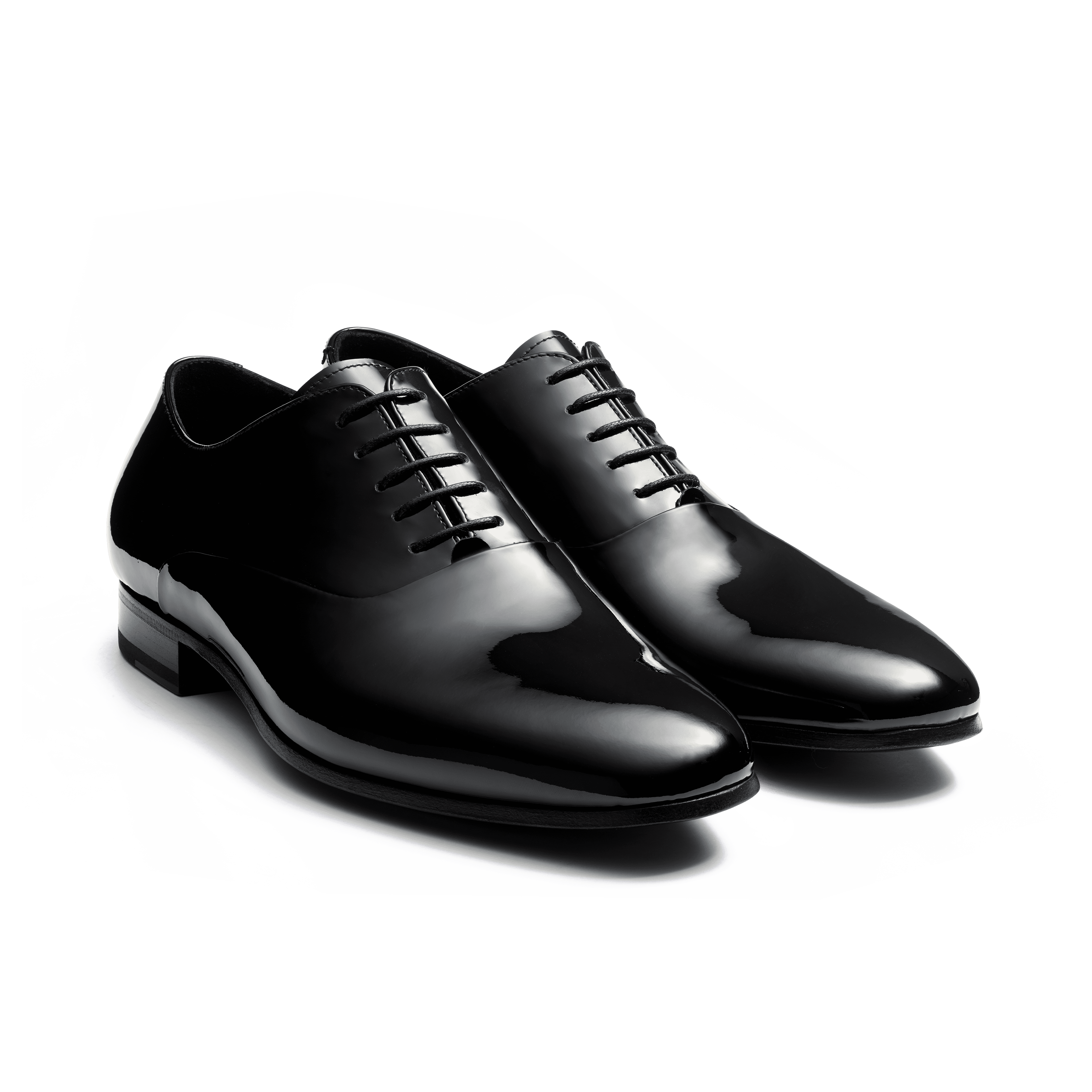 Richelieu Albi Homme en cuir vernis noir J.M. Weston