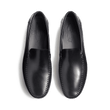 Ajaccio Car Shoe[Men Black soft calfskin]