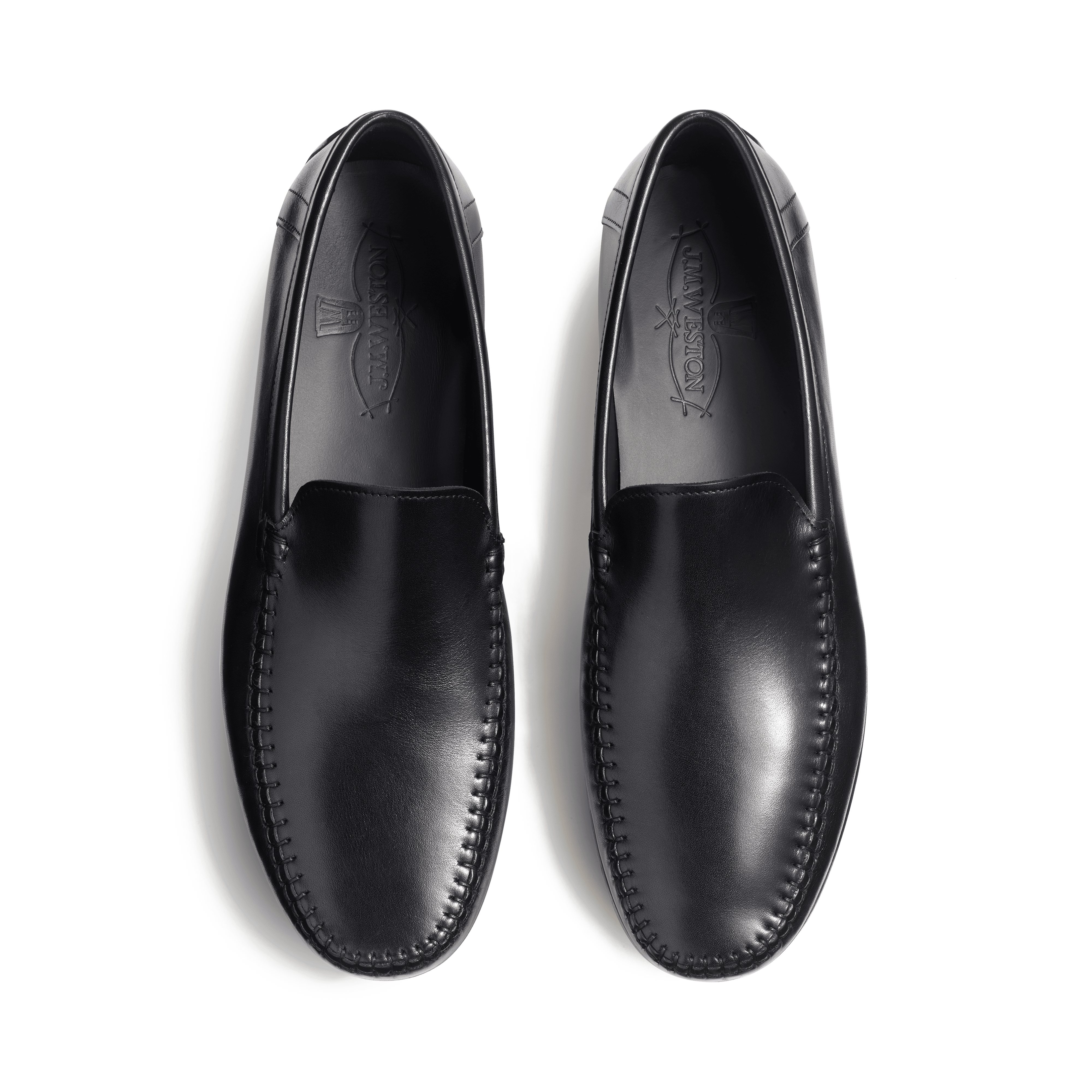 Men's Black Leather Ajaccio Car Shoe – J.M. Weston Men's Black Leather Ajaccio Car Shoe – J.M. Weston