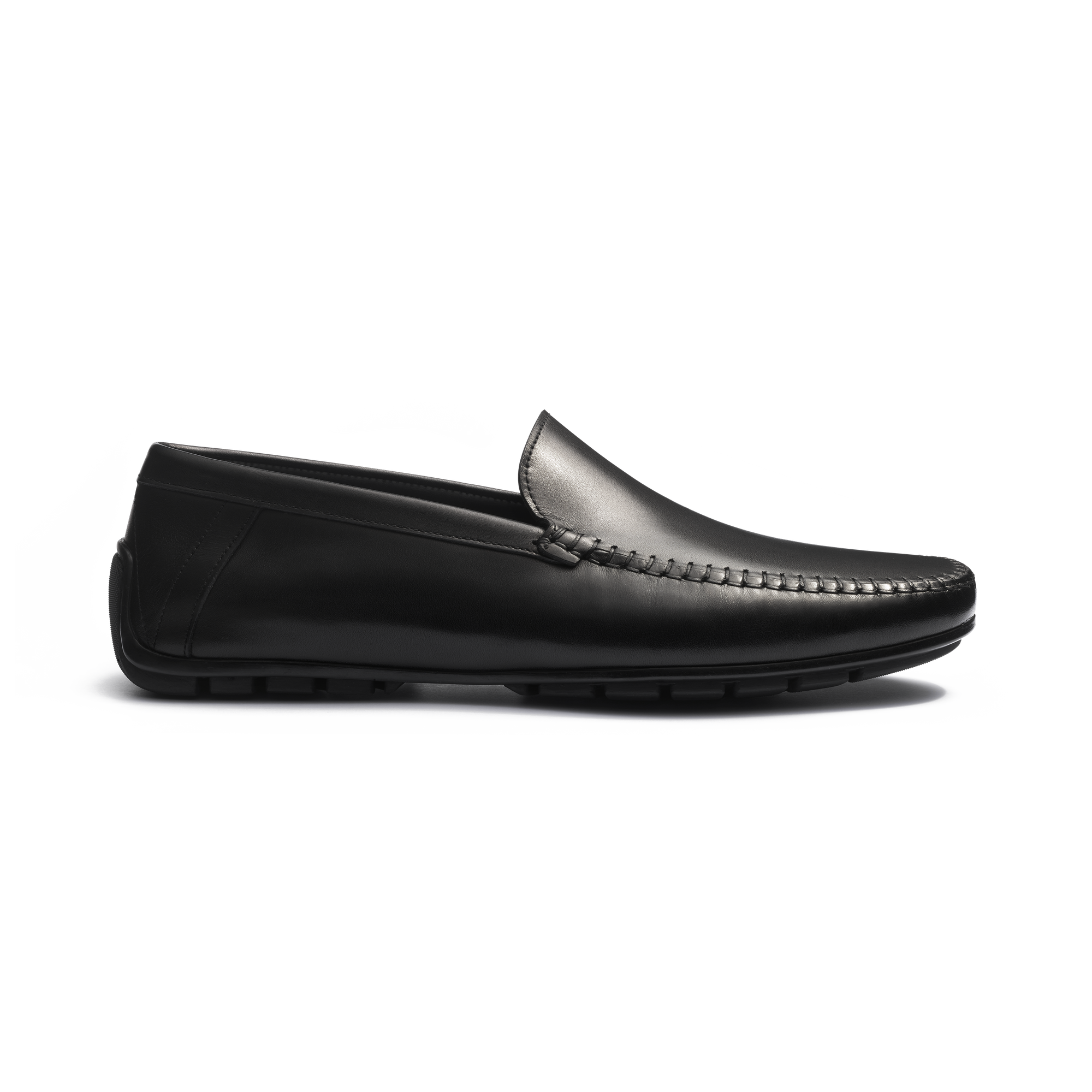 Mocassin de conduite Ajaccio [homme cuir lisse noir]