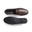 Ajaccio Car Shoe[Men Dark brown soft calfskin]