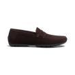 Ajaccio Car Shoe with Strap[Men Dark Brown Suede]