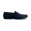 Ajaccio Car Shoe with Strap[Men Navy blue suede calfskin]