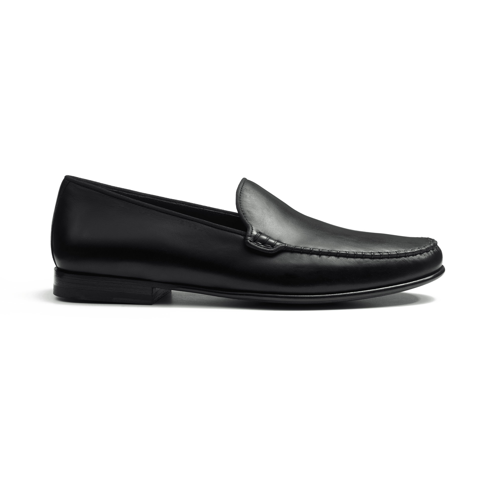 Calvi Soft Loafer[Men Black soft calfskin]