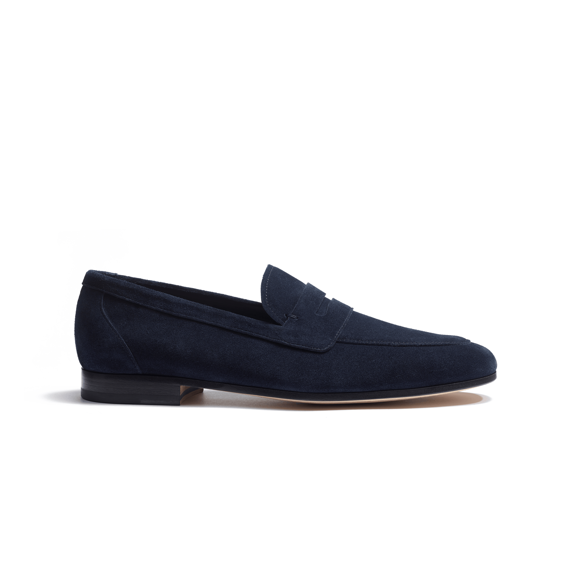 Woogie loafer [Men Navy suede calfskin]
