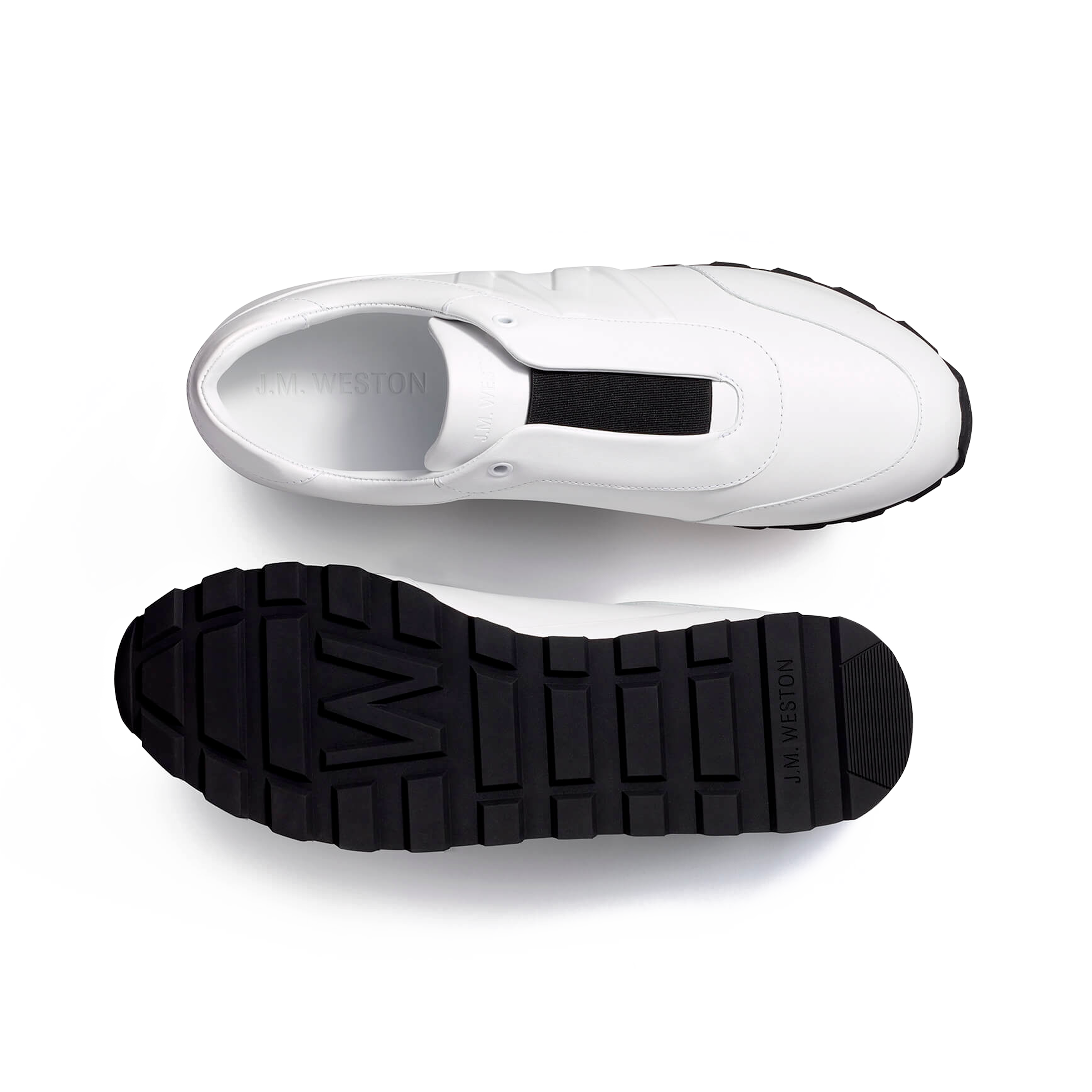 Men's On My Way Sneaker White Leather – J.M. Weston