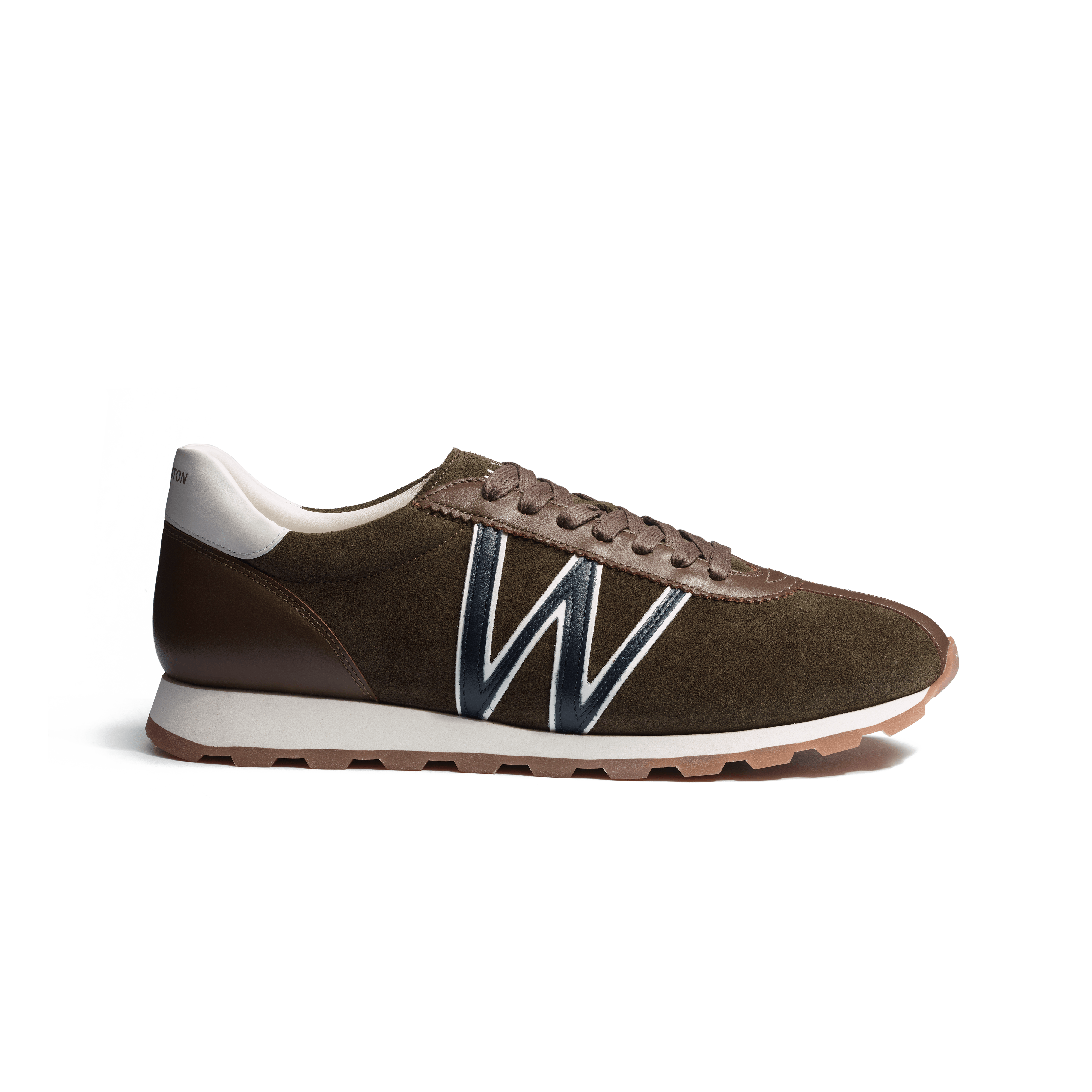 weston Basket On My Way en cuir velours kaki Dernier jour