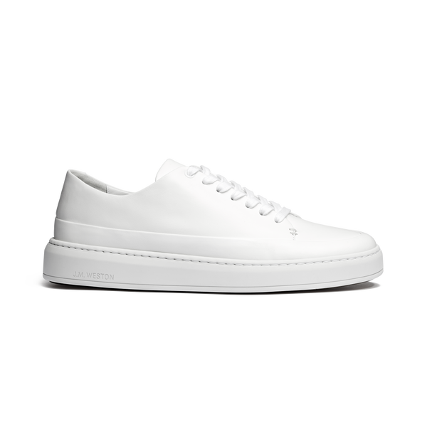 Men & Women's Black Leather On Time Canasta Sneaker – J.M. Men & Women's Black Leather On Time Canasta Sneaker – J.M.