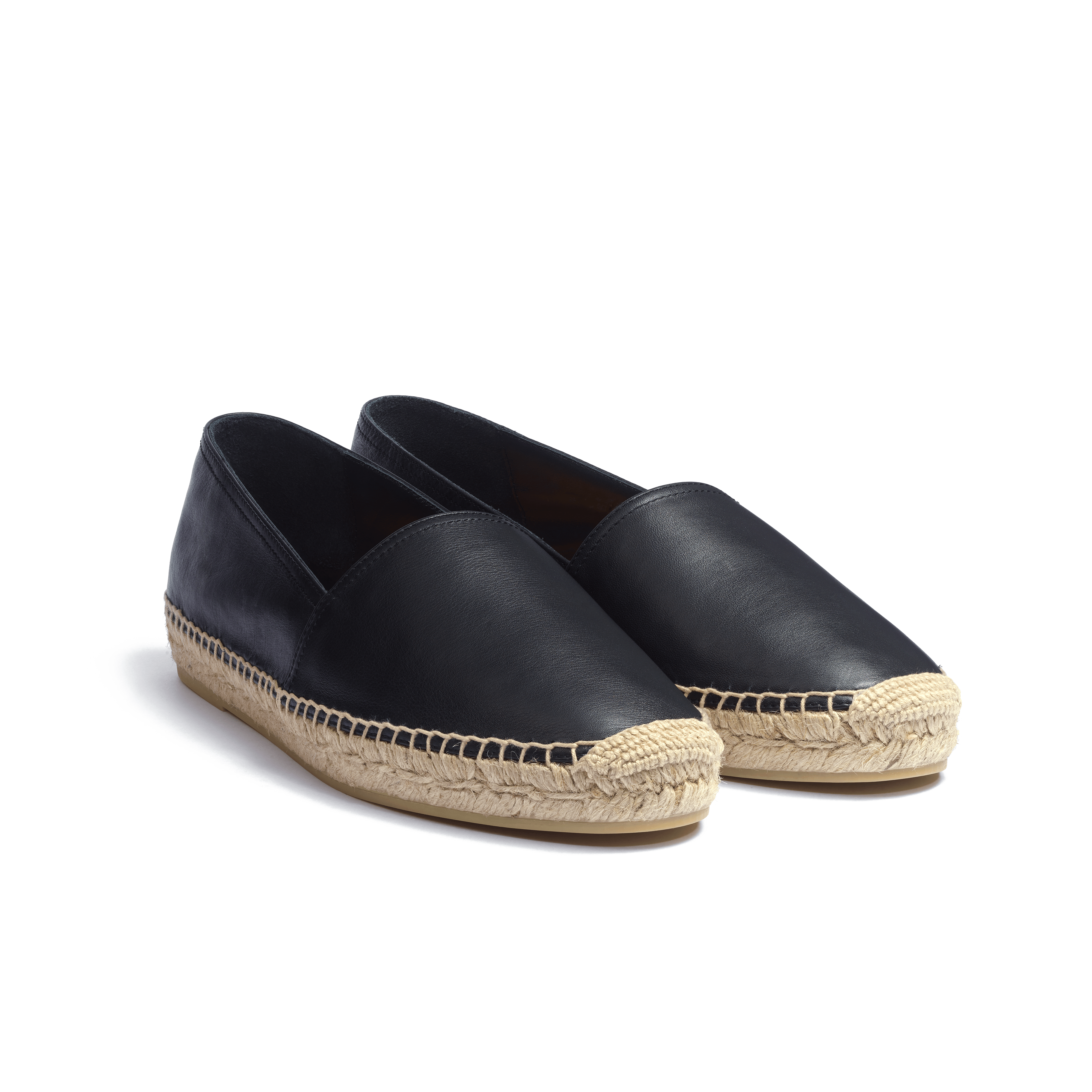 Wait and Sea Espadrille Women Black soft calfskin J.M. Weston