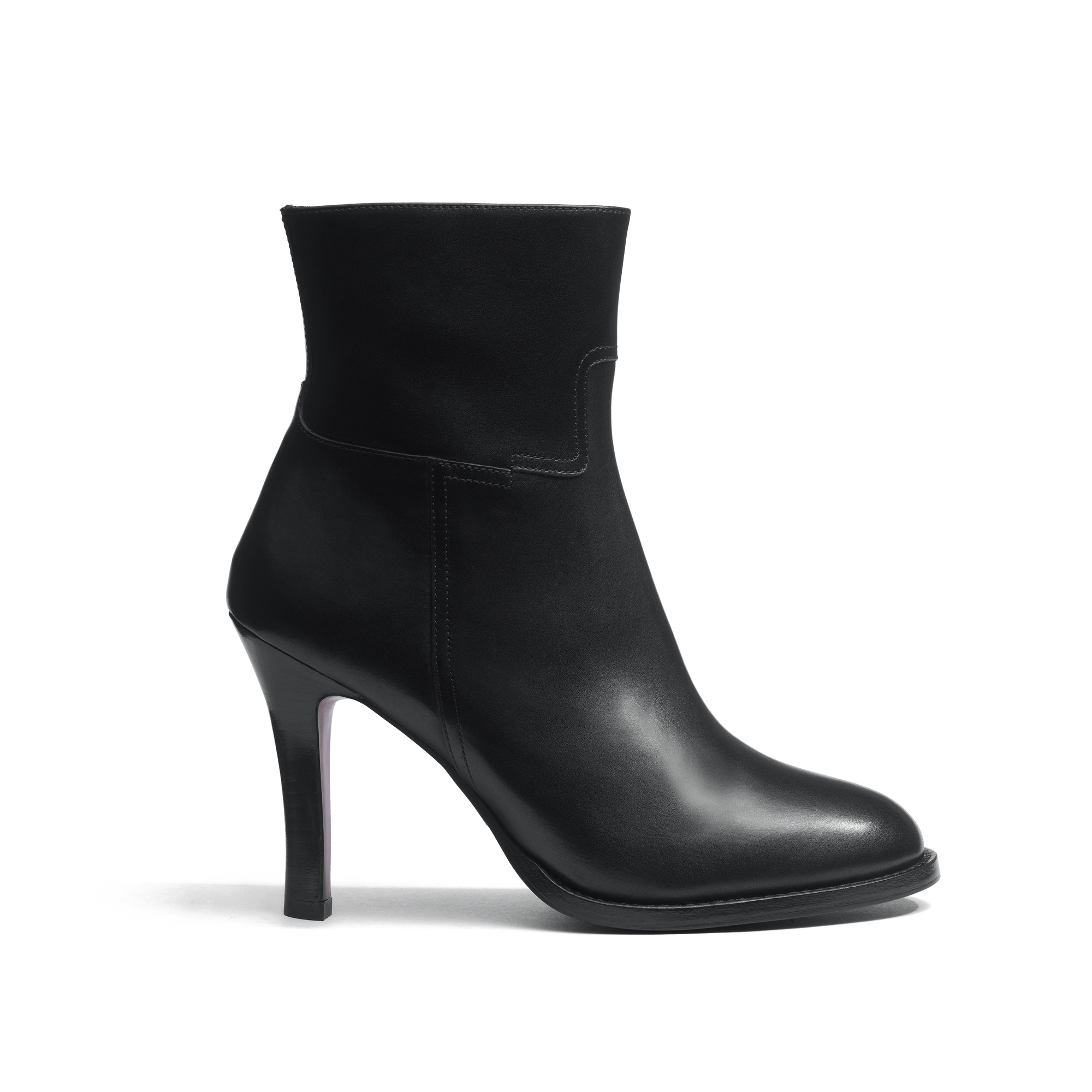 Zipped Chelsea Boot 9,5 cm [Women Black Soft Calfskin]