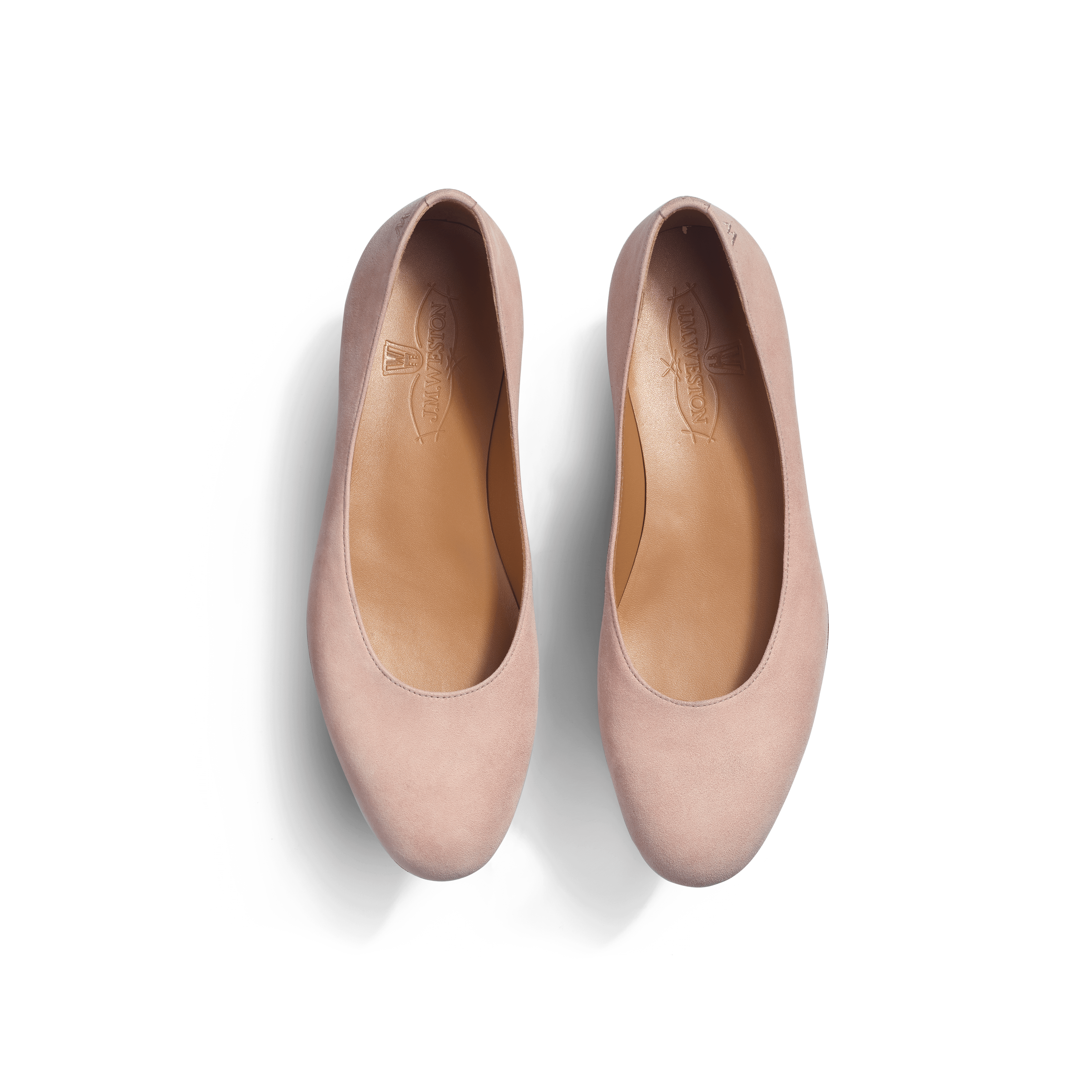 Mocassin 180 femme en cuir vernis nude J.M. Weston