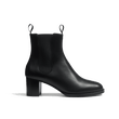 Heeled Chelsea boot [Women Black Supple Calfskin]