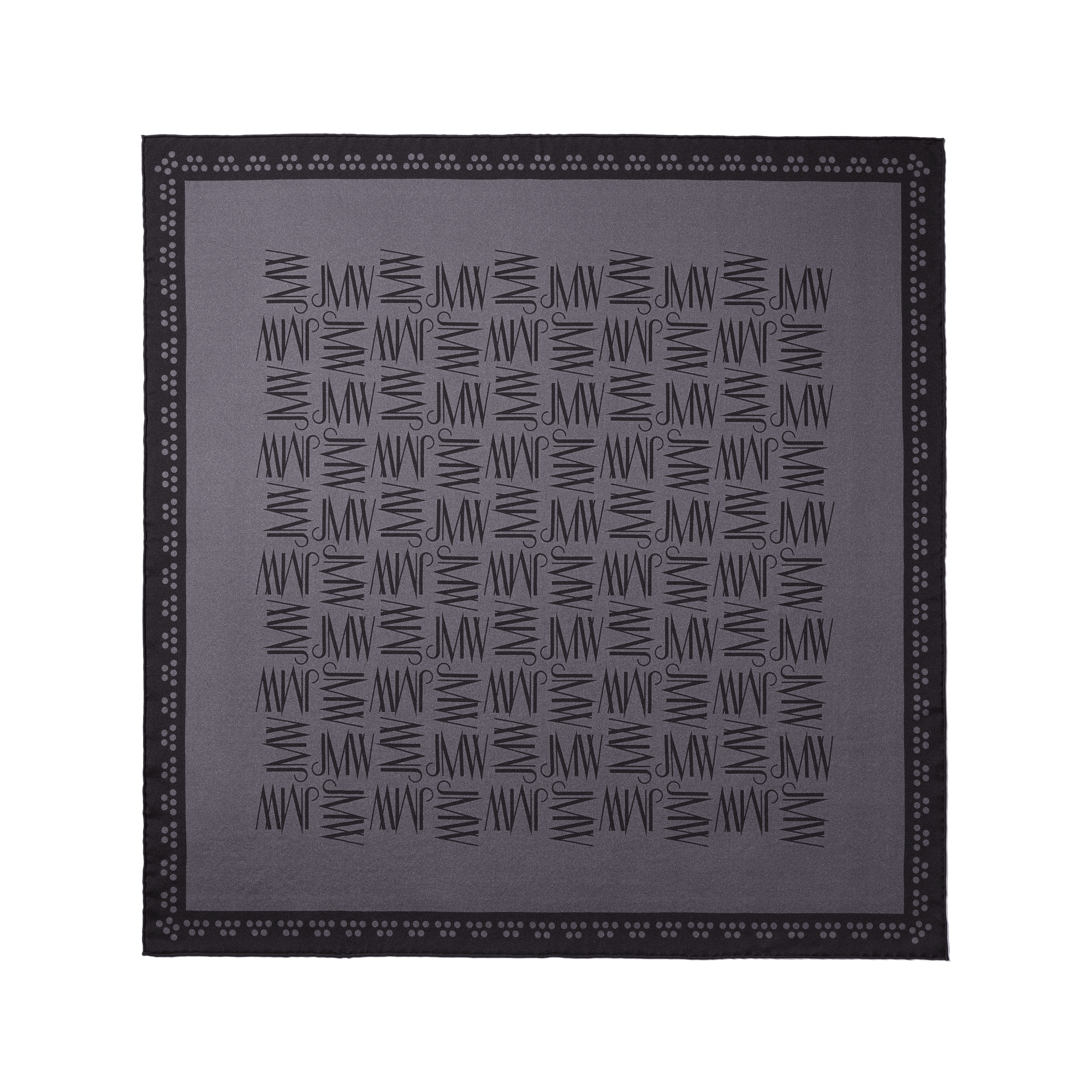 Carré de soie[Soie gris asphalte]