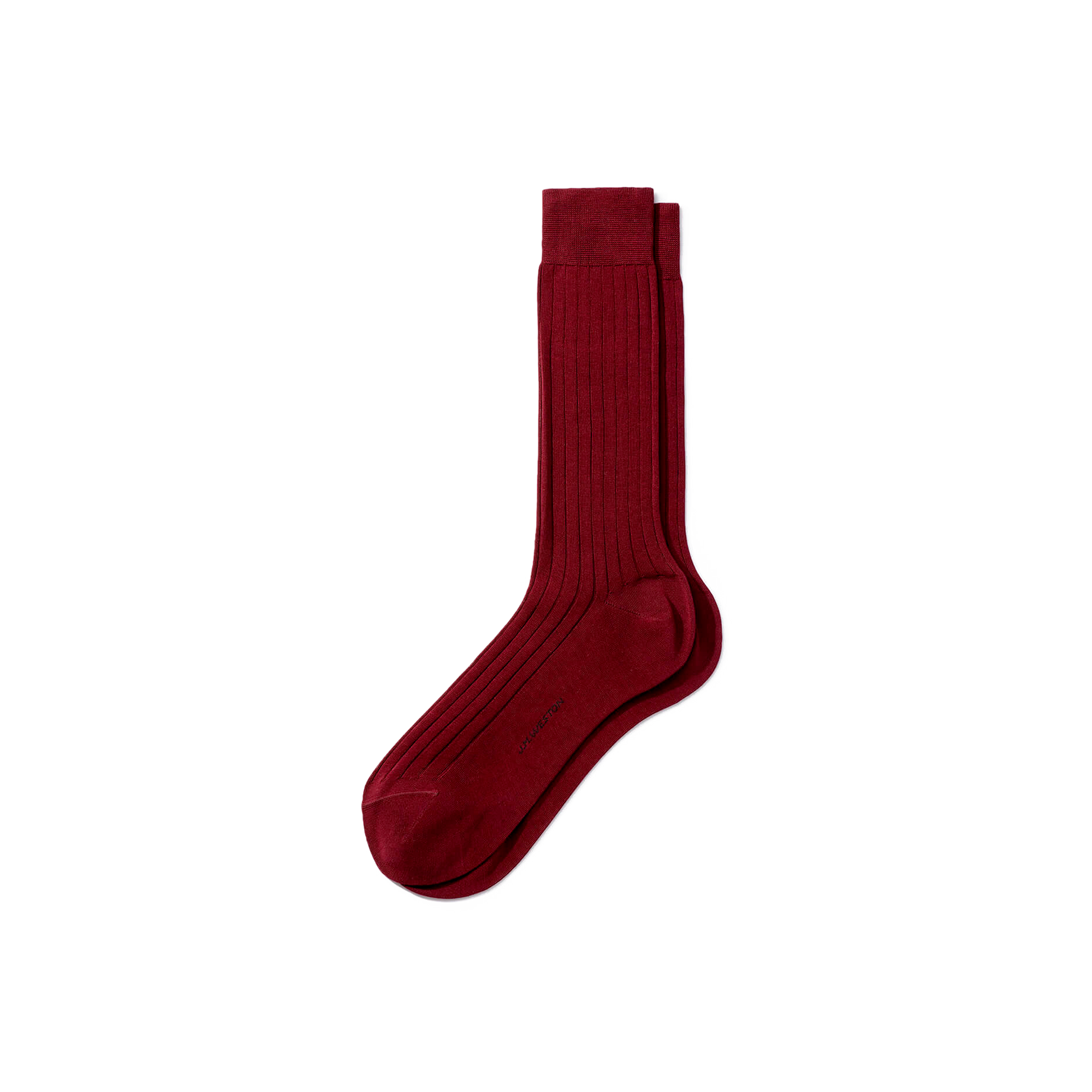 Chaussettes Fil d'Ecosse courtes [Coton grenat]