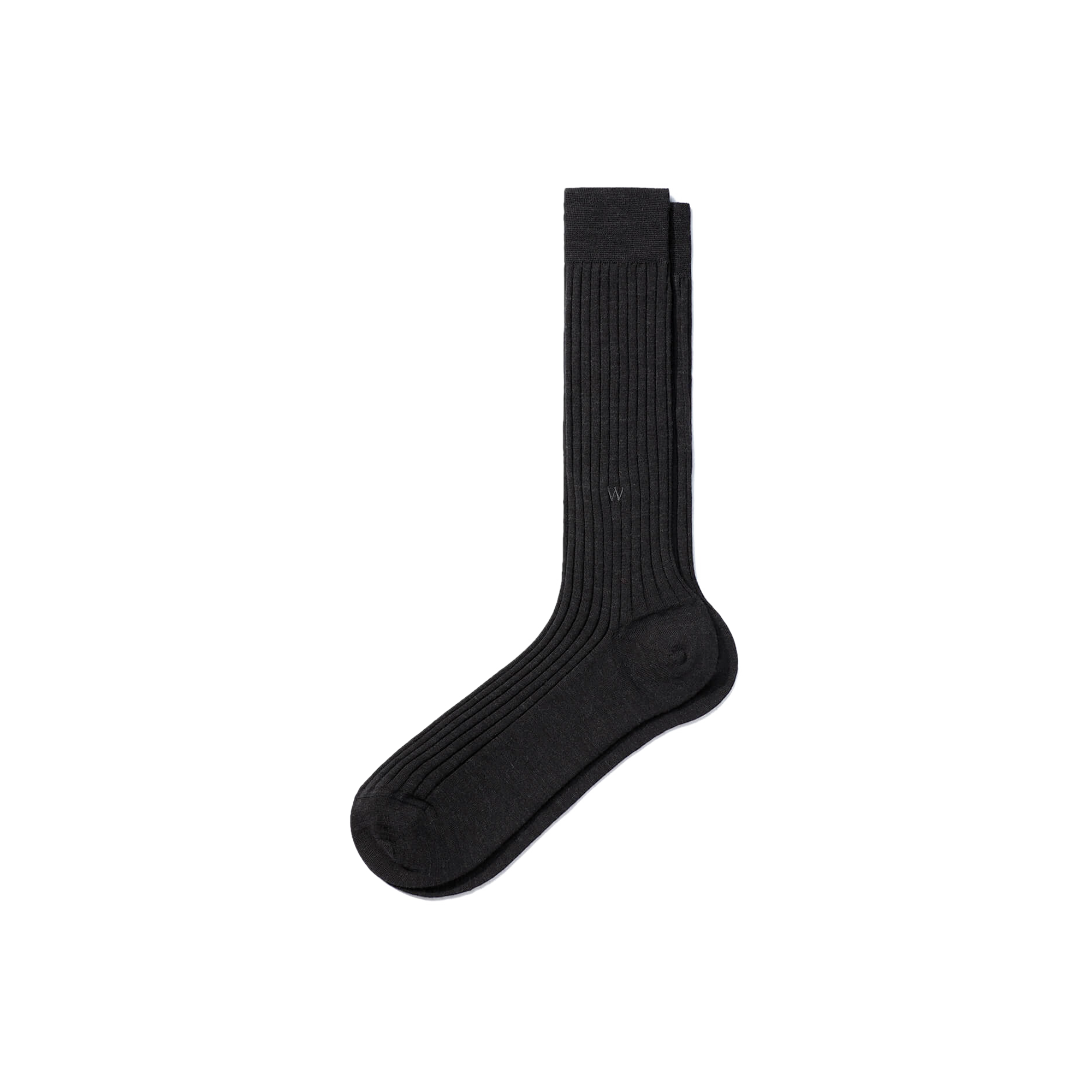 Chaussettes Laine 80% Courtes [Laine gris anthracite]