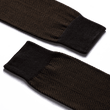 Herringbone Short Socks [Brown and Black Cotton]