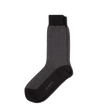 Herringbone Short Socks [Grey and Black Cotton]