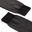 Chaussettes Chevrons Courtes [Coton gris et noir]