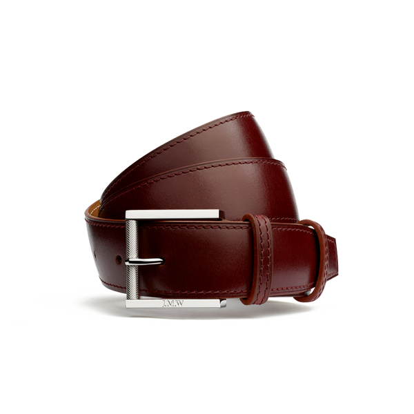 Lighter Belt Toucan burgundy boxcalf J.M. Weston