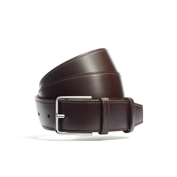Ceinture Signature Cuir veau box marron m l ze J.M. Weston