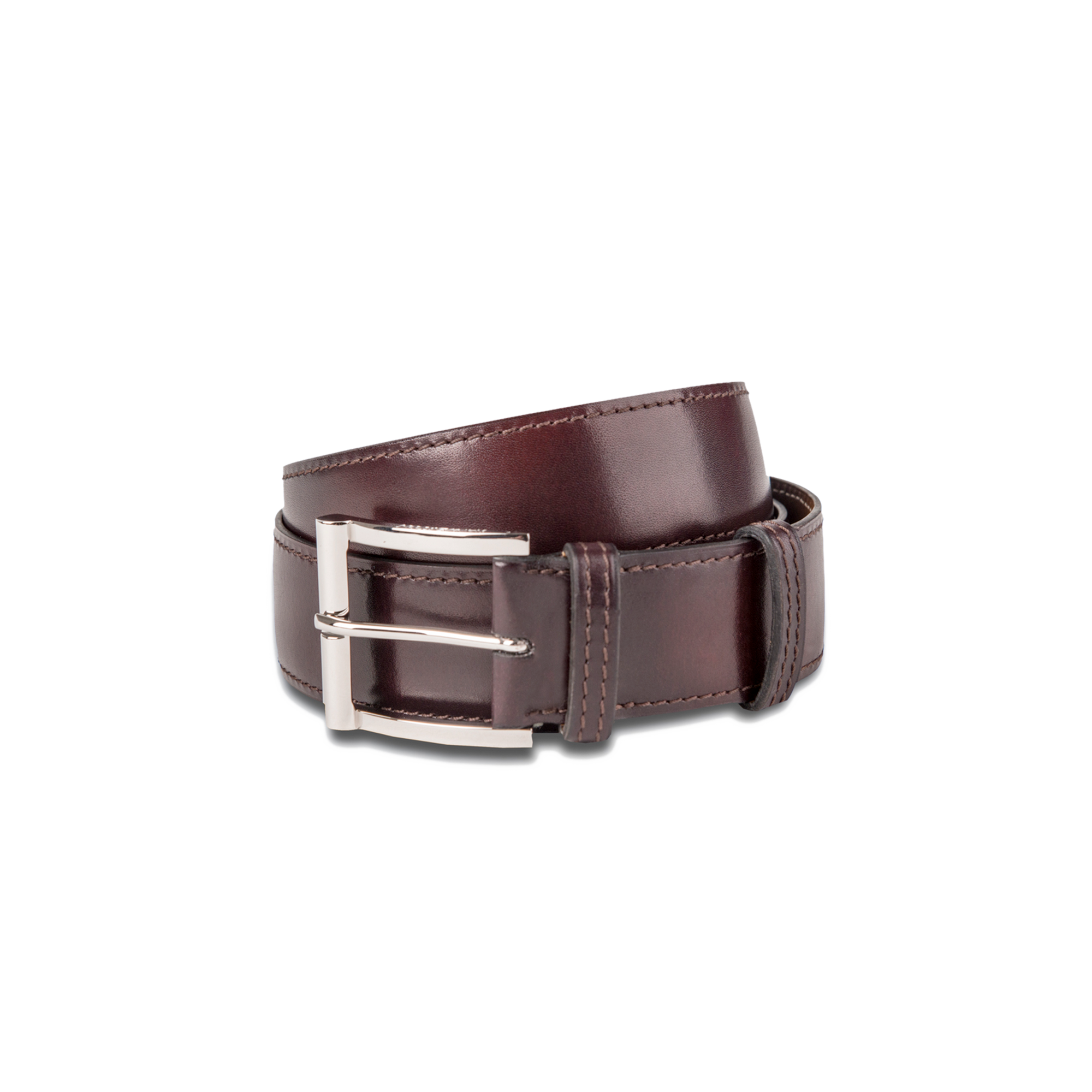 Demi-Jonc Belt[Burgundy patina finish calfskin]