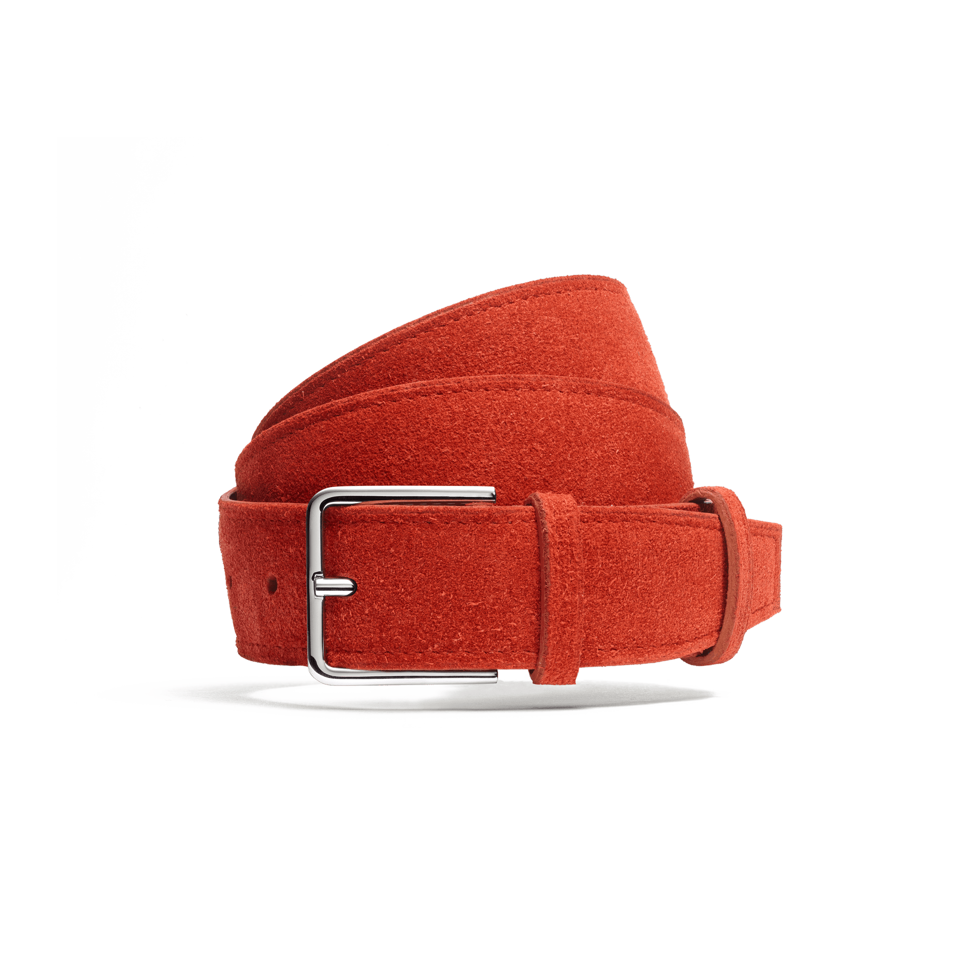 Signature Belt [Orange suede calfskin]