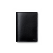Grand Angle Passport Holder[Black calfskin & vegetal tanned calfskin]