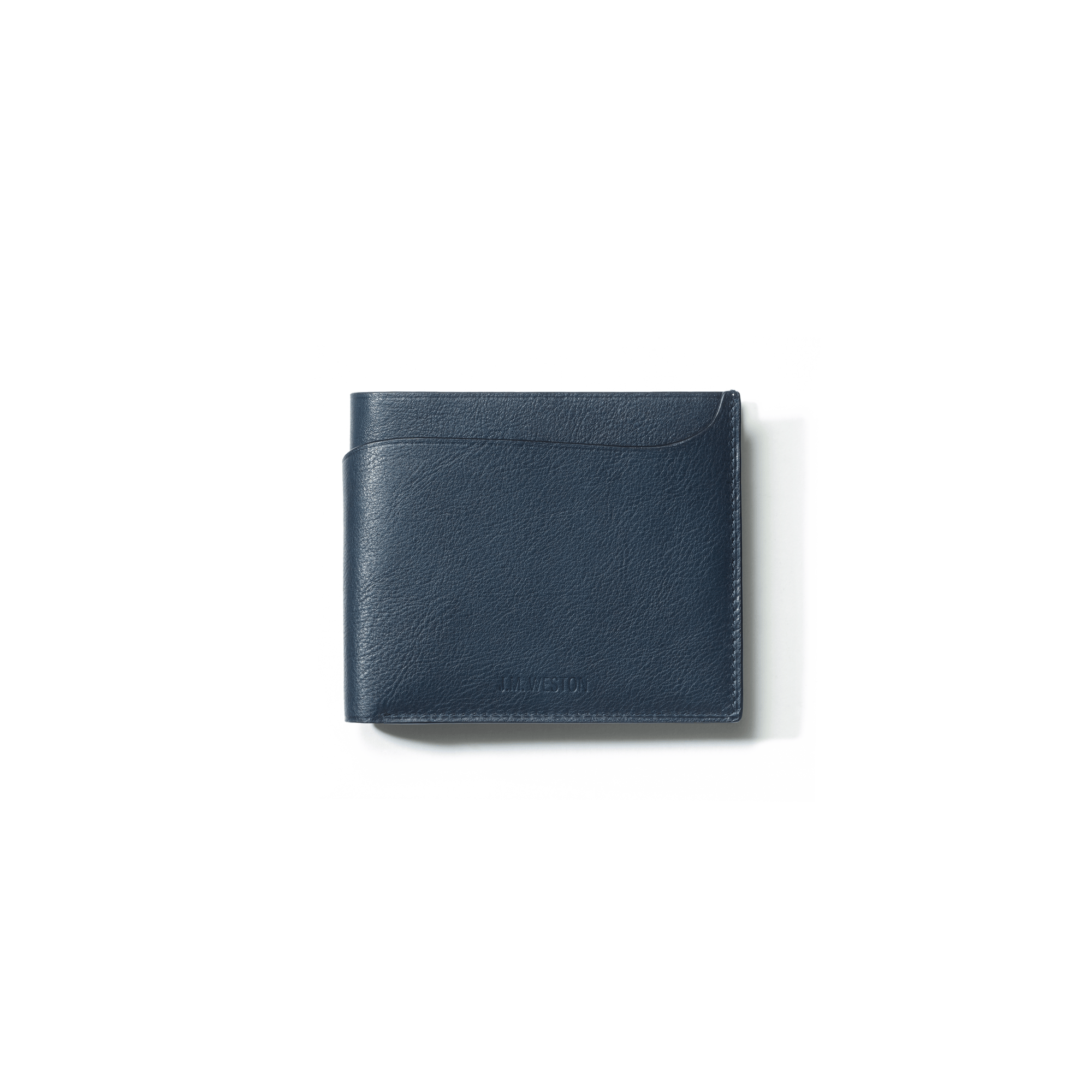 Double you Compact Wallet[Navy Soft Calfskin]